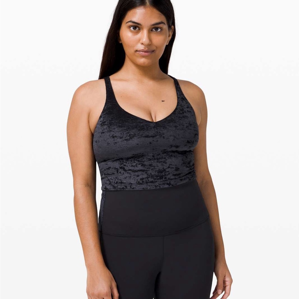 Lululemon Athletica Special Edition: Align Tank Black Velvet/Embroidered logo